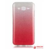Полимерный TPU Чехол "Градиент" Для Samsung Galaxy J7 SM-J700H (Розовый)
